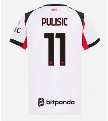 AC Milan Christian Pulisic #11 Replika Udebanetrøje Dame 2025-26 Kortærmet